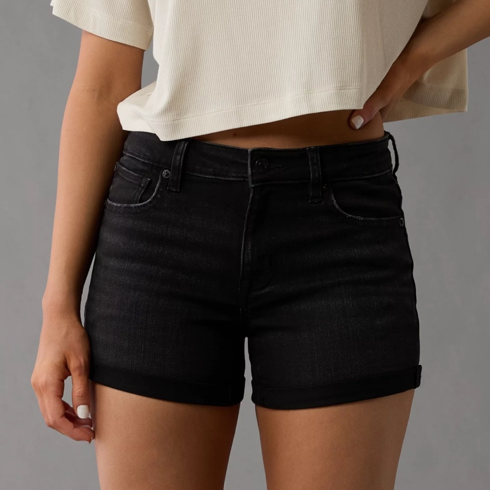AE NEXT LEVEL DENIM MIDI SHORT